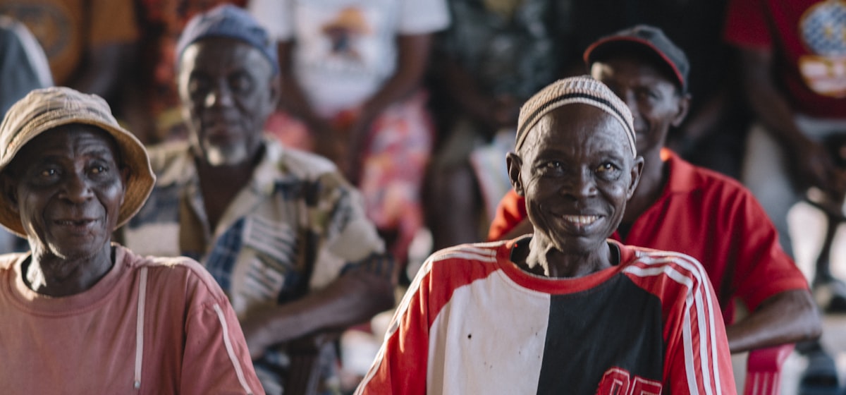 A community gathering in East Africa